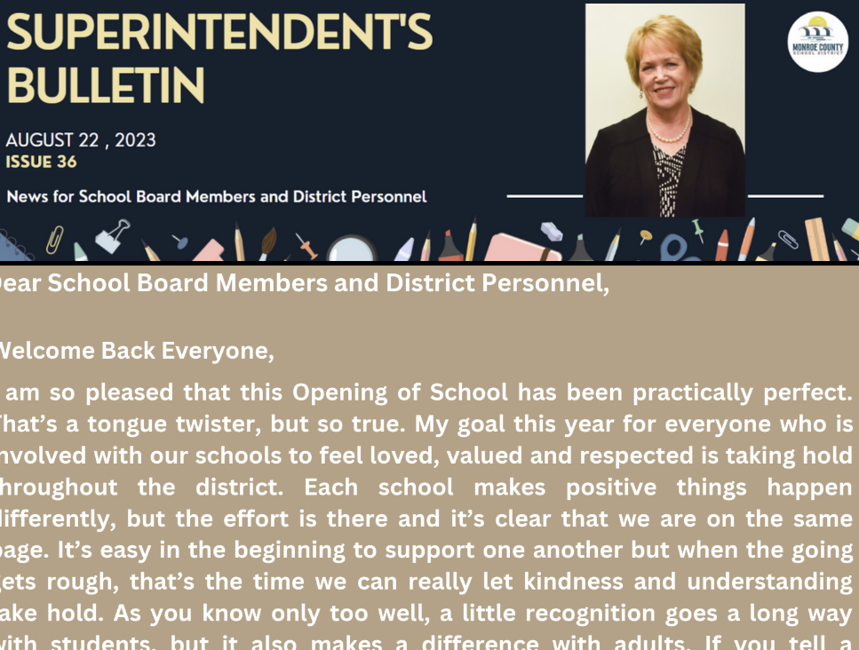  Superintendent's Bulletin
